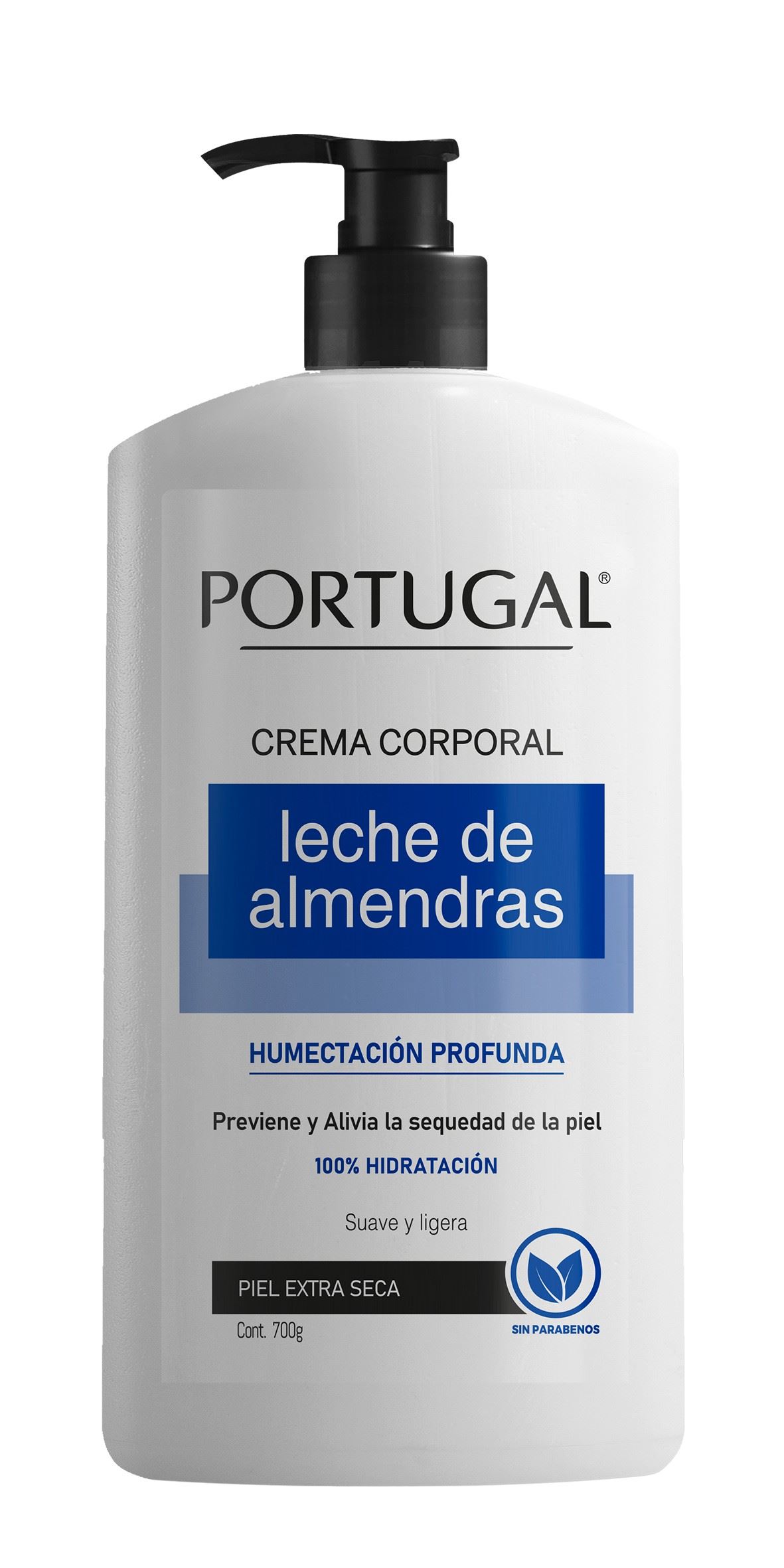 Portugal Crema Corporal Almendra - Frasco 700 G